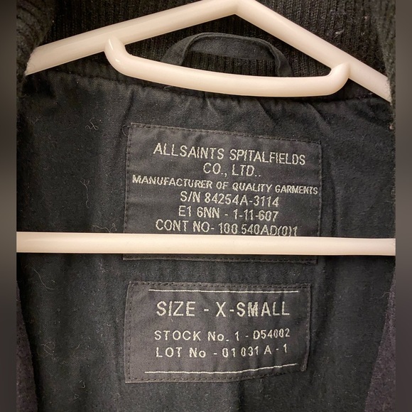 All saints - wool bomber jacket - Picture 3 of 3